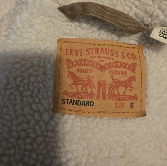 Levi's Tan Sherpa Collar Jacket - Picture 4 of 7